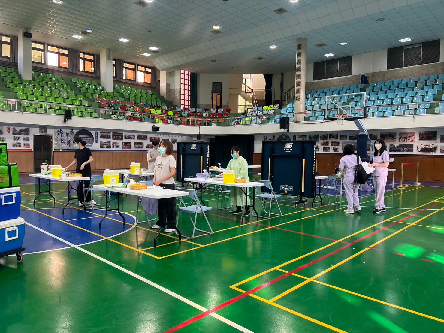 1121108彰工流感施打照片1