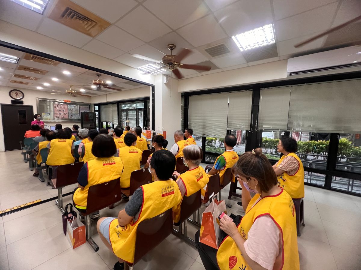志工聯繫會防疫演練與登革熱執行